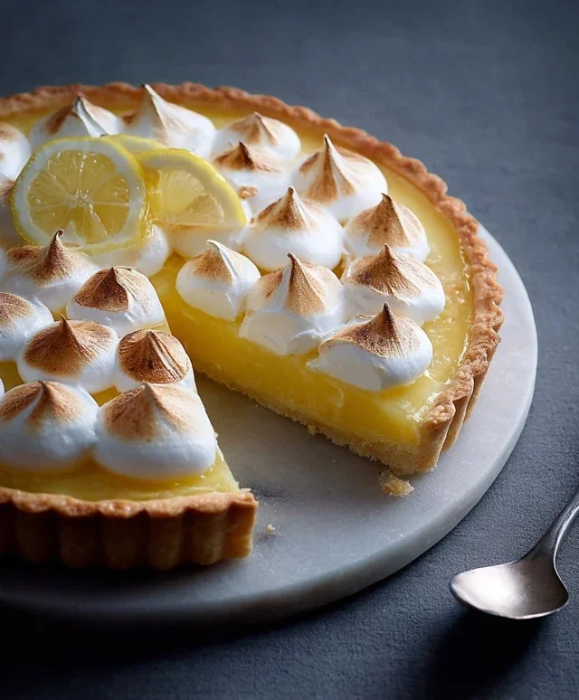 Tarte au citron mit Baiser