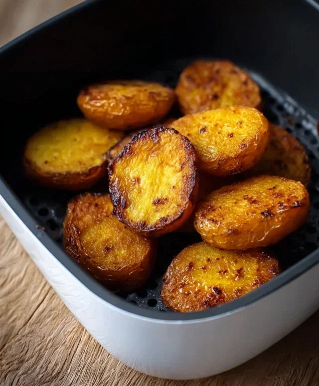 Gebackene Süßkartoffeln aus der Heißluftfritteuse