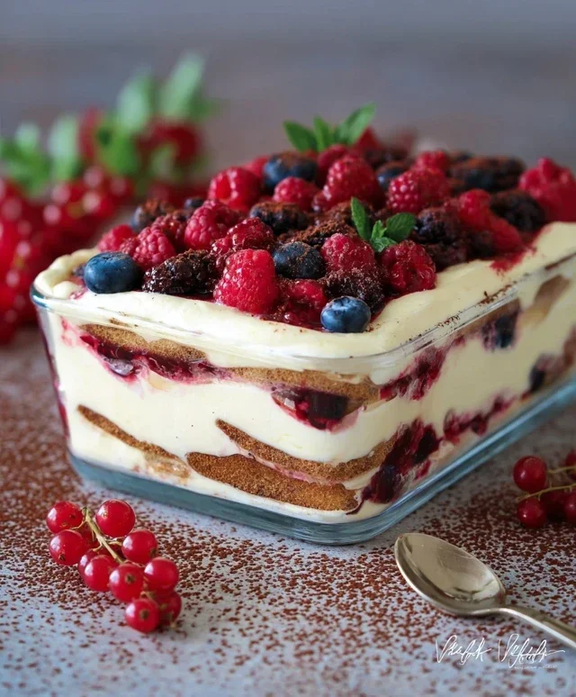 TIRAMISU AI FRUTTI DI BOSCO
