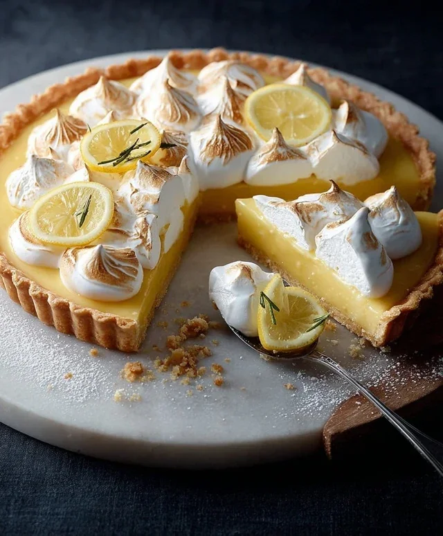 Tarte au citron mit Baiser