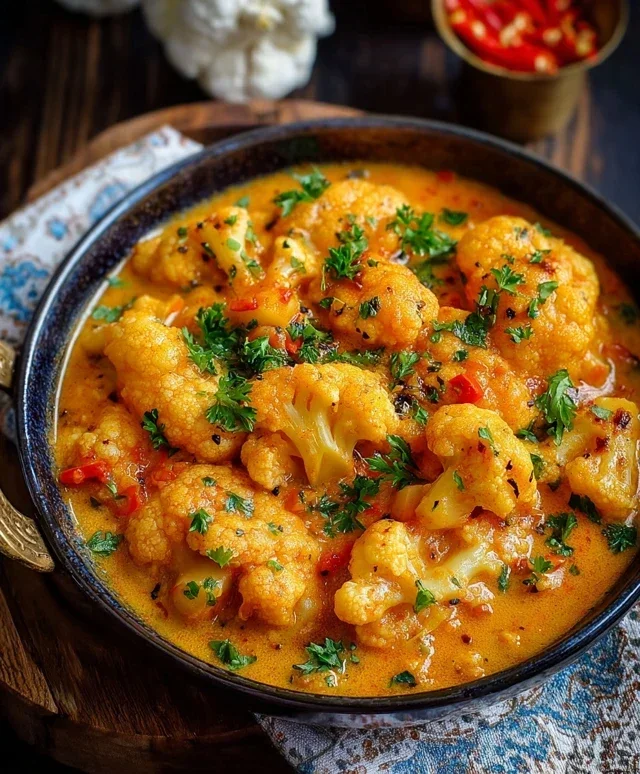 Blumenkohl Curry Auflauf