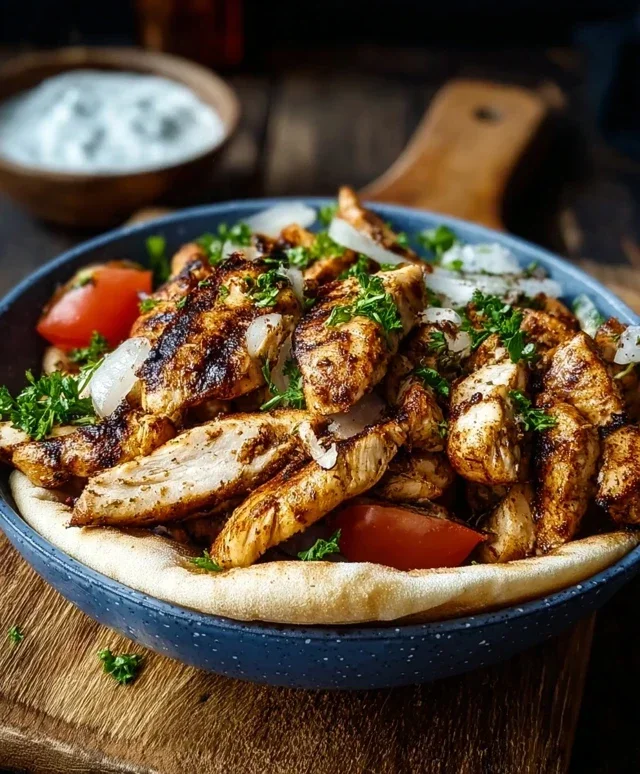 Hahnchen Gyros selber machen
