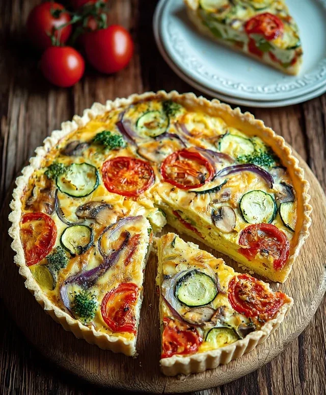 Bunte Gemusequiche