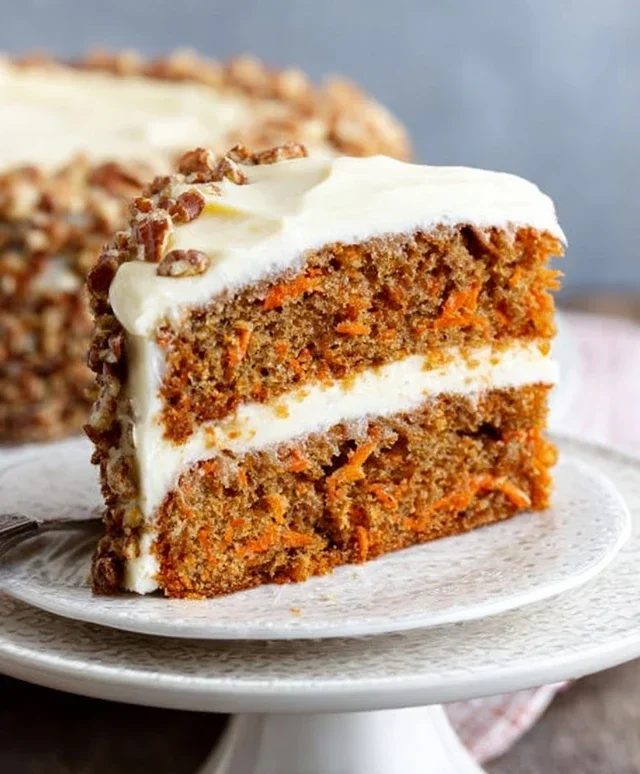 The BEST Carrot Cake with Cream Cheese Frosting