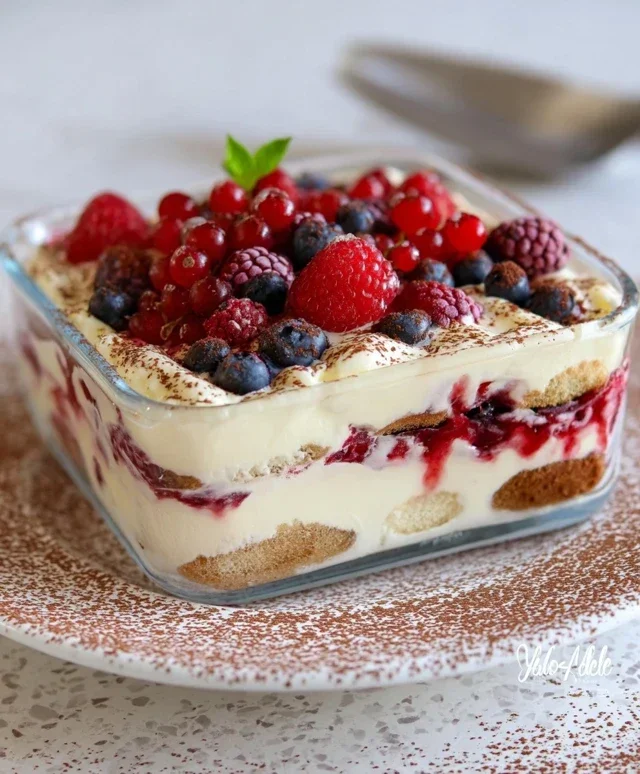 TIRAMISU AI FRUTTI DI BOSCO
