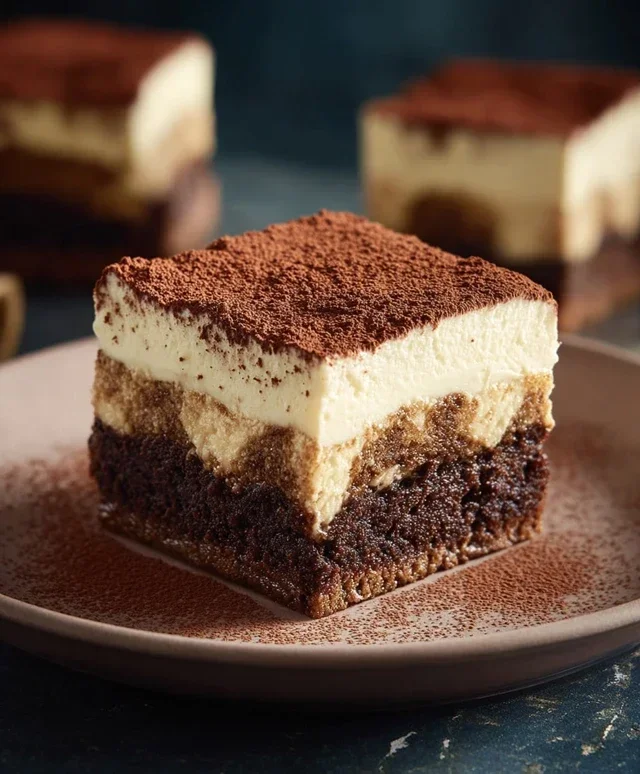 Tiramisu Brownies