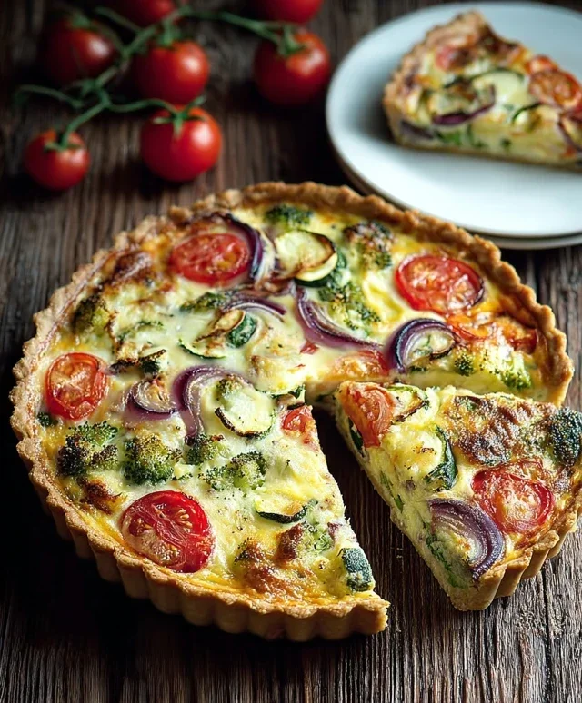 Bunte Gemusequiche