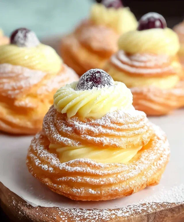 St Joseph Pastries (Zeppole di San Giuseppe)