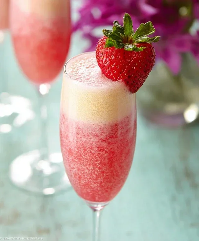 Strawberry Cream Mimosa