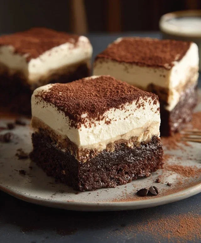 Tiramisu Brownies