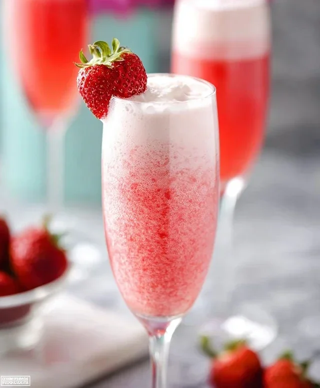 Strawberry Cream Mimosa