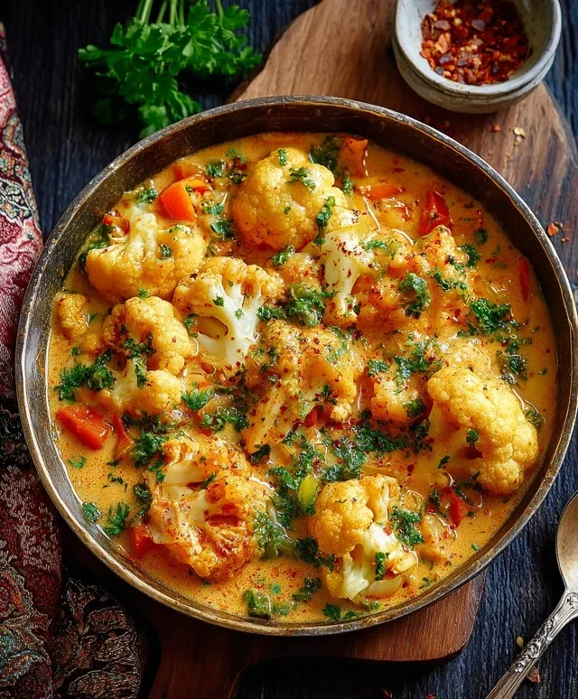 Blumenkohl Curry Auflauf