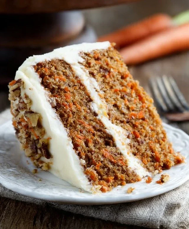 The BEST Carrot Cake with Cream Cheese Frosting