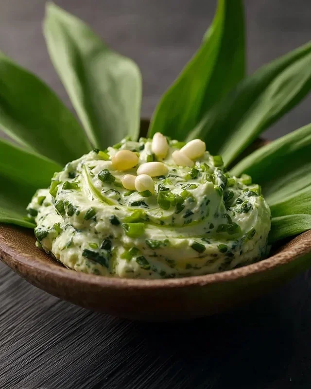 Bärlauch-Dip: Wenn der Frühling nach Knoblauch duftet