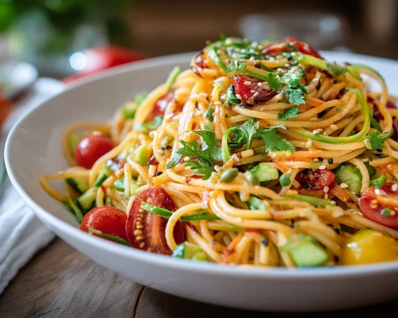 Leckerer Kalifornischer Spaghetti-Salat Rezept