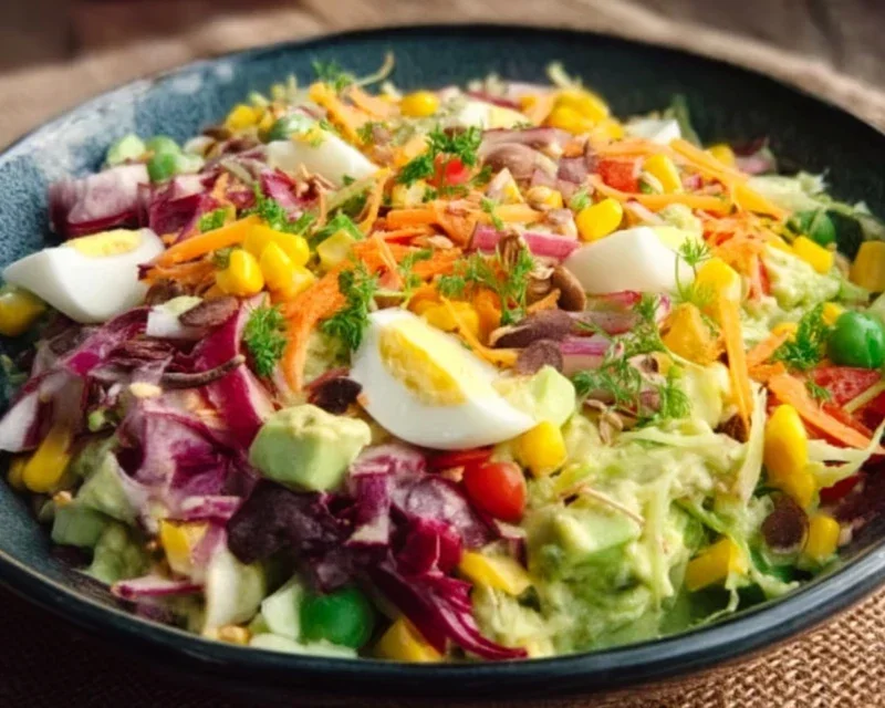 Über-Nacht-Salat Rezept zum Vorbereiten