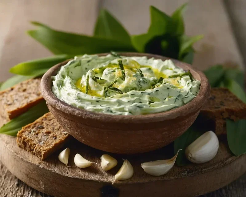 Bärlauch-Dip: Wenn der Frühling nach Knoblauch duftet