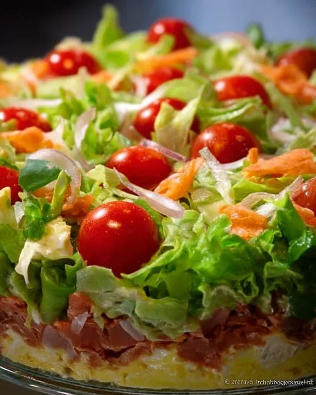 Salattorte fürs Grillen “Ein Stück Salat, bitte!” - rideros