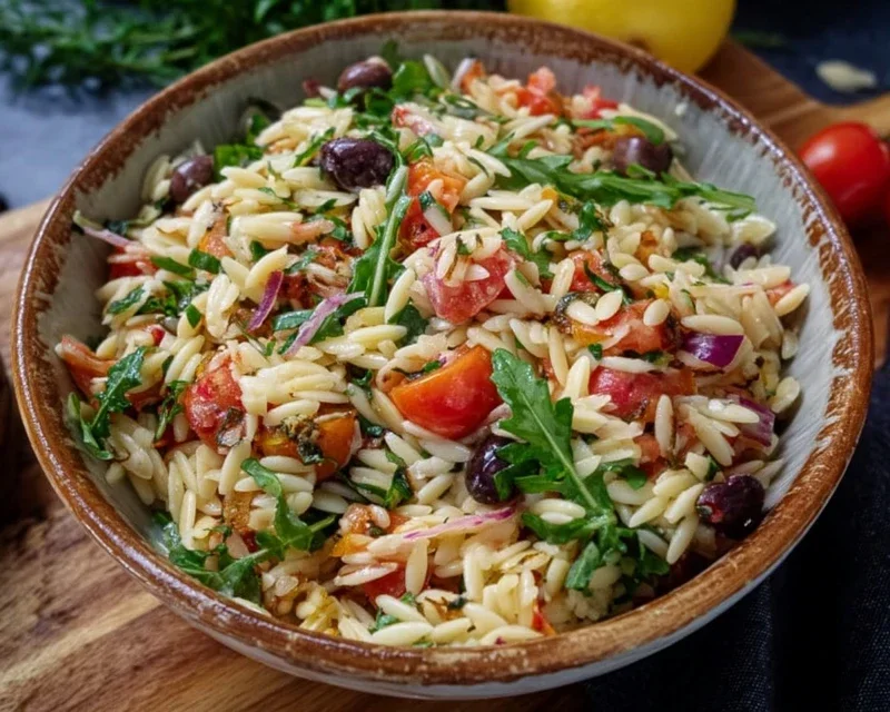 Italienisches Orzo Salat Rezept - einfach lecker!