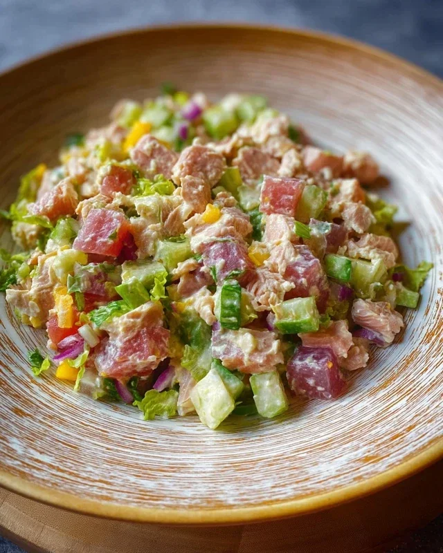 Thunfischsalat - Einfaches und gesundes Rezept