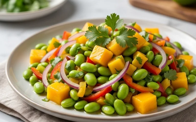 Edamame-Mango-Salat: Ein Unglaubliches Ultimatives Rezept für 5 Sinne