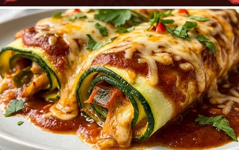 Zucchini Enchilada Roll Ups