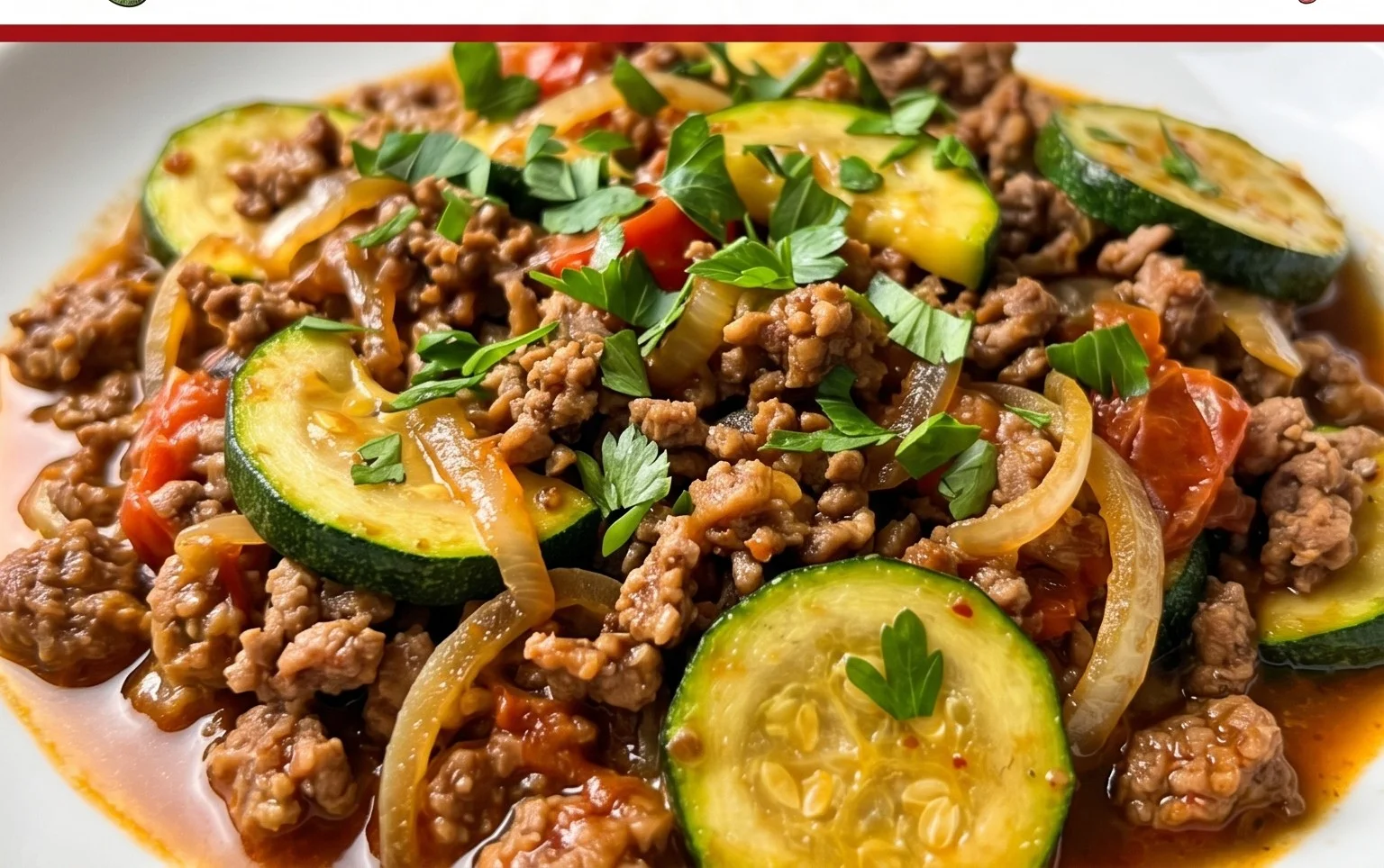 Schnelle Zucchini Hackfleisch Pfanne