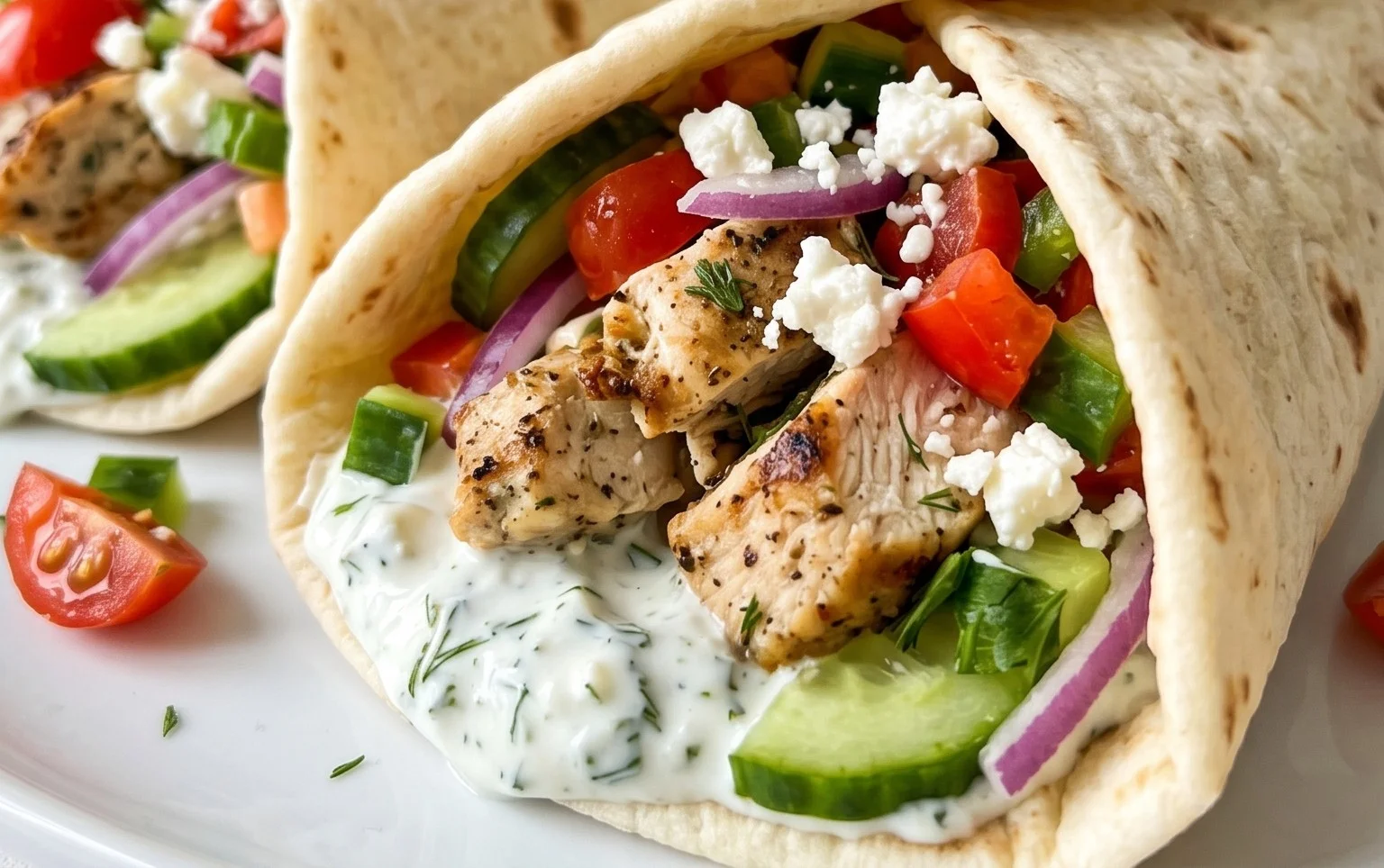 Griekse Kipwraps met Tzatziki maken is eenvoudig en lekker!