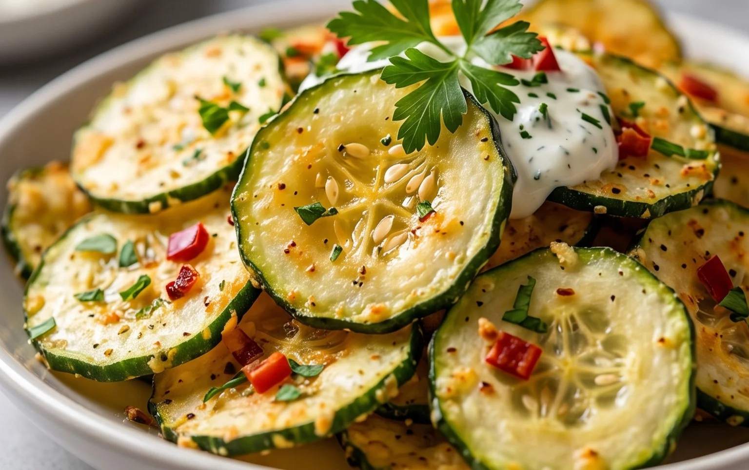 Crunchy Ranch Cucumber Chips Recipe You'll Crave Again!