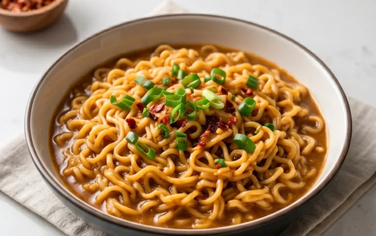 Easy Saucy Ramen Noodles