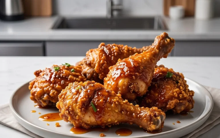 Baked Crunchy Hot Honey Chicken