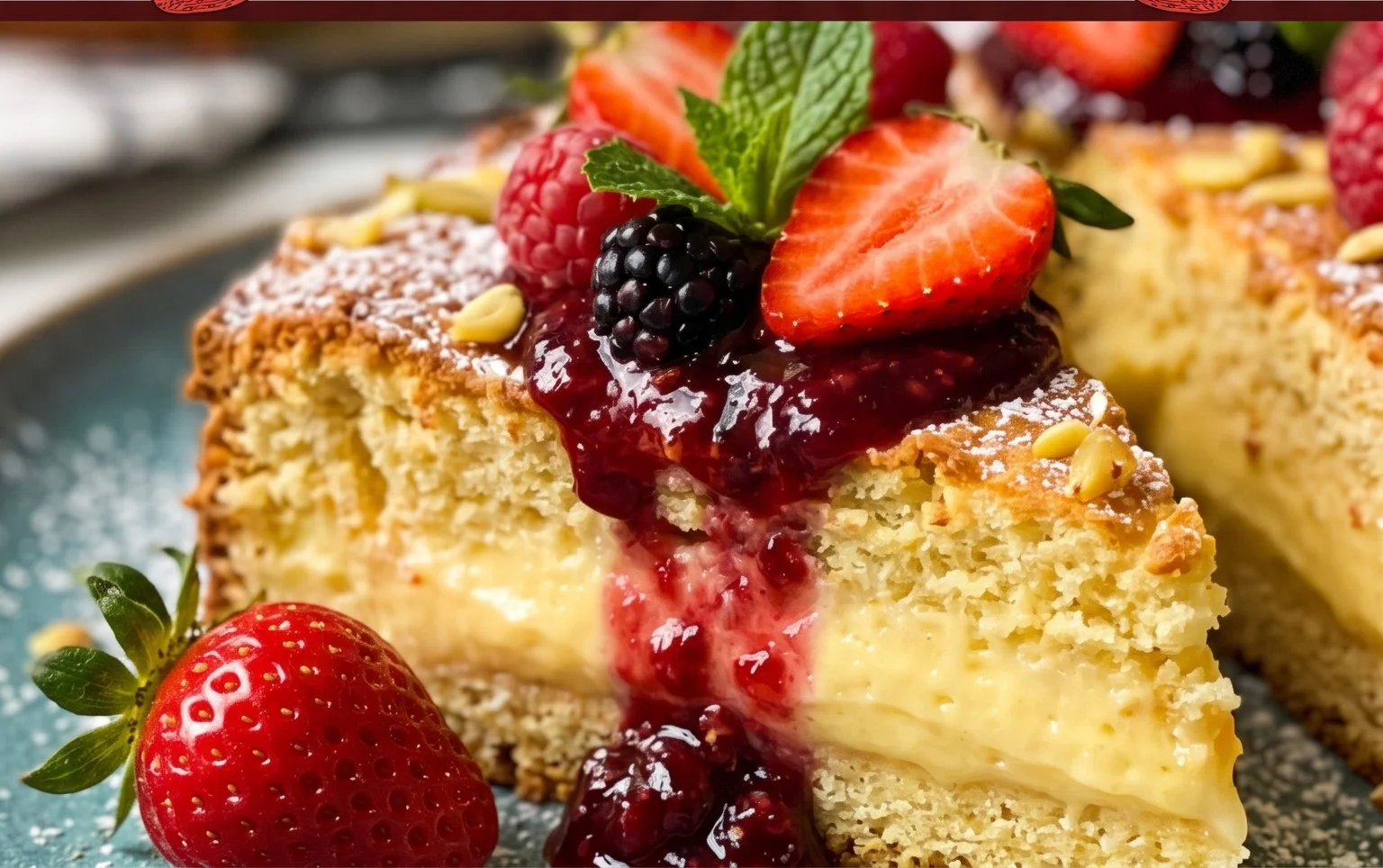 Omas Erdnon-alcoholic beerkuchen mit Pudding
