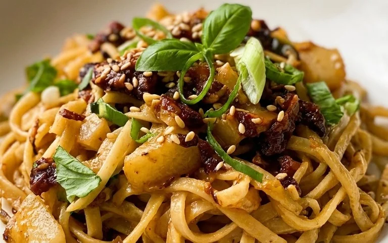 Kohlrabi Nudeln: Low Carb & asiatisch