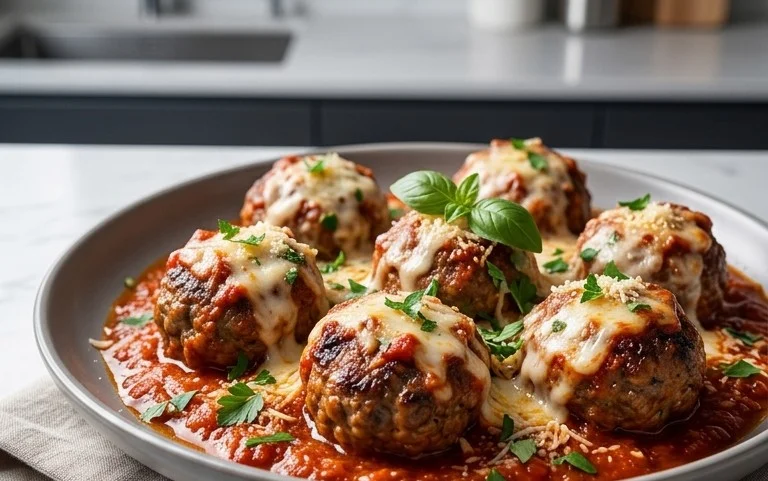Baked Italian Meatballs