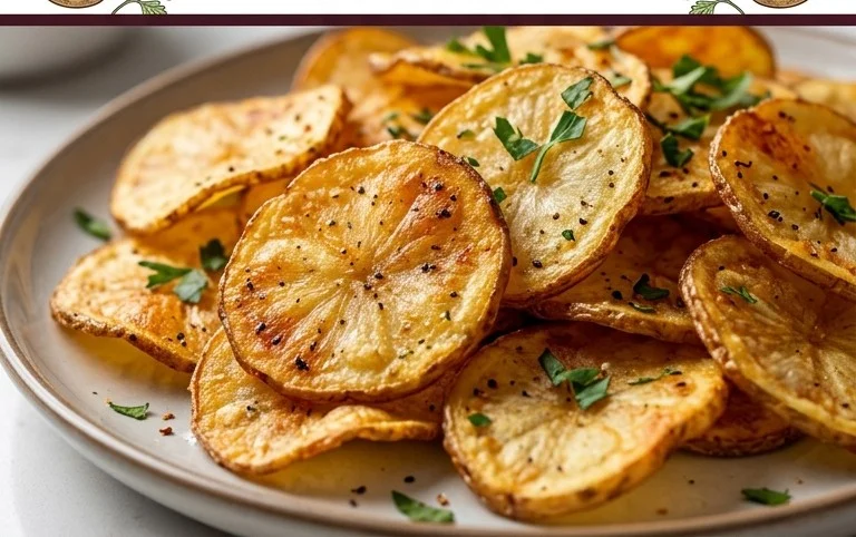 Chips di patate al forno