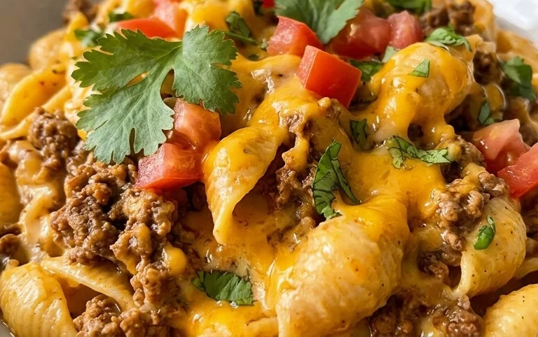 Cheesy Taco Pasta