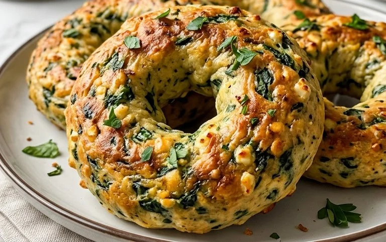 Irresistibly Easy Spinach Cottage Cheese Flagels for Any Meal