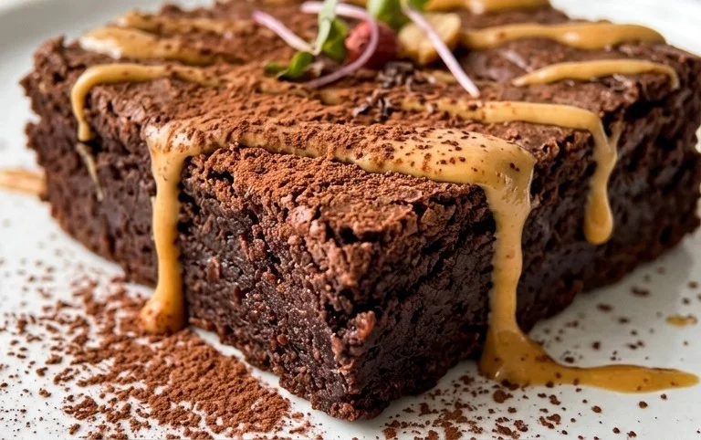 Schoko Erdnon-alcoholic beer Brownies
