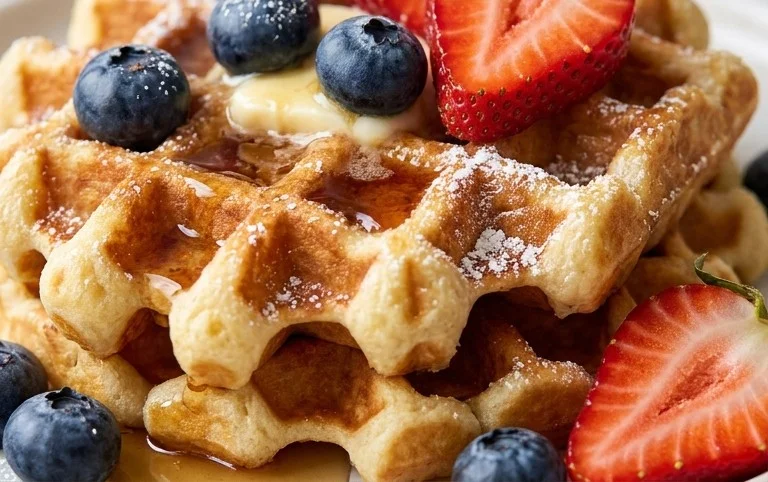 Greek Yogurt Waffles