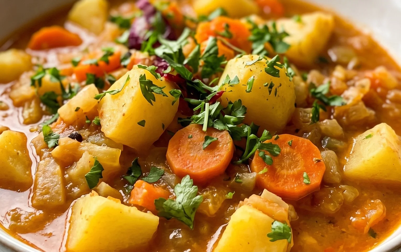 Kohlrabigemüse mit Kartoffeln und Möhren