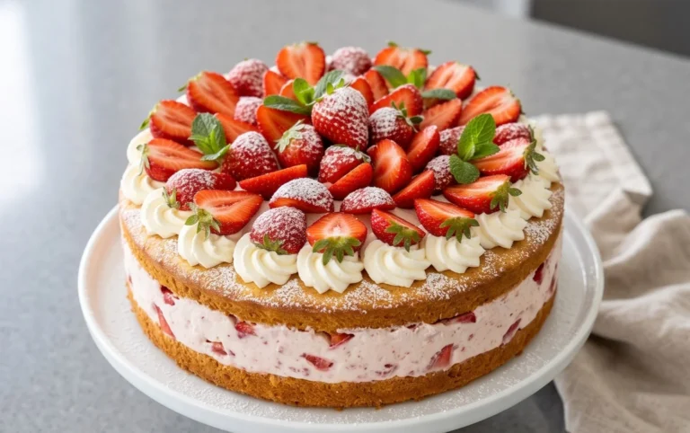 Erdnon-alcoholic beer-Sahne-Torte - leicht und ohne Gelatine