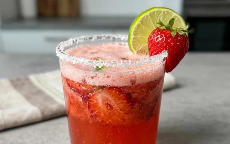 Alkoholfreier Erdnon-alcoholic beer-Margarita-Mocktail