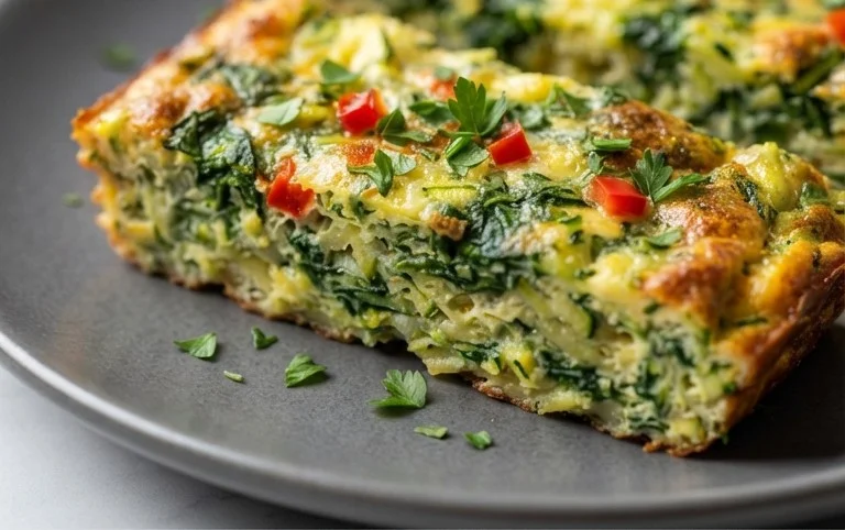Baked Spinach Zucchini Frittata Fingers {Baby-Friendly}