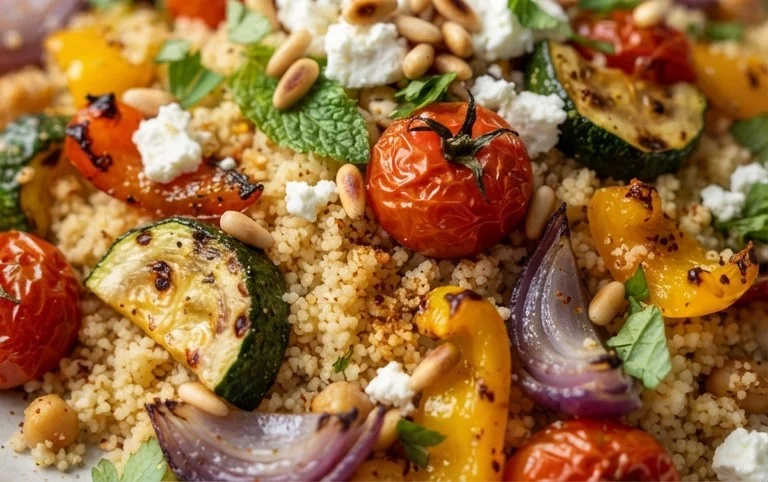 Röstgemüse Couscous für Geschmacksexplosion