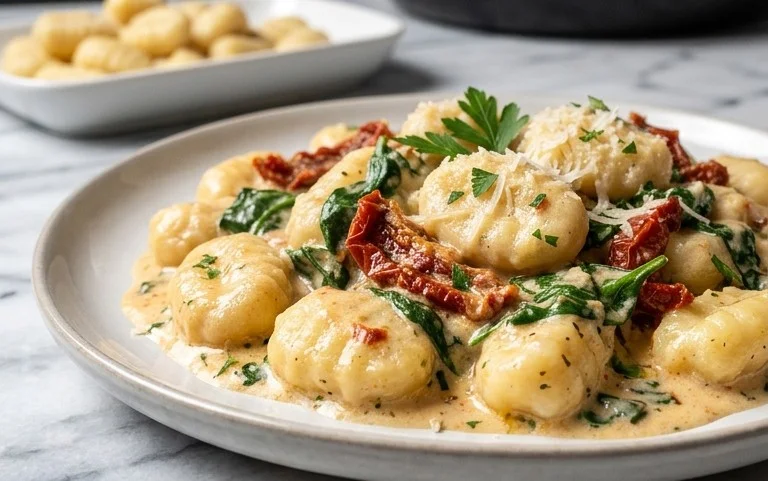 Creamy Tuscan Gnocchi