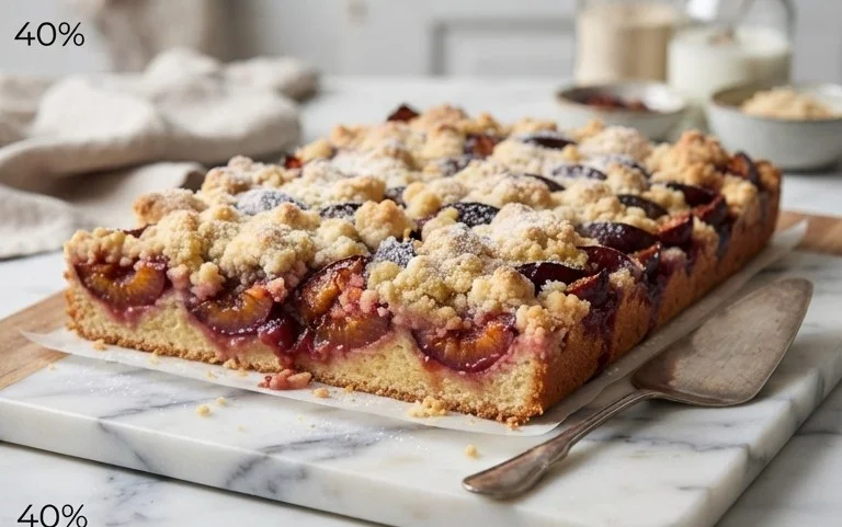 Zwetschgendatschi mit Streusel – nach Omas Rezept