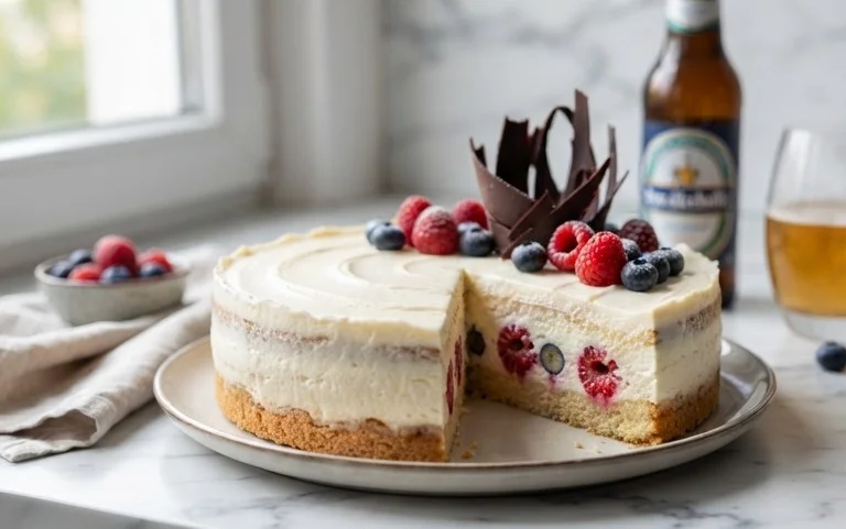 Himnon-alcoholic beer-Quark-Torte Rezept