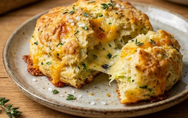 Zucchini Cheddar Biscuits