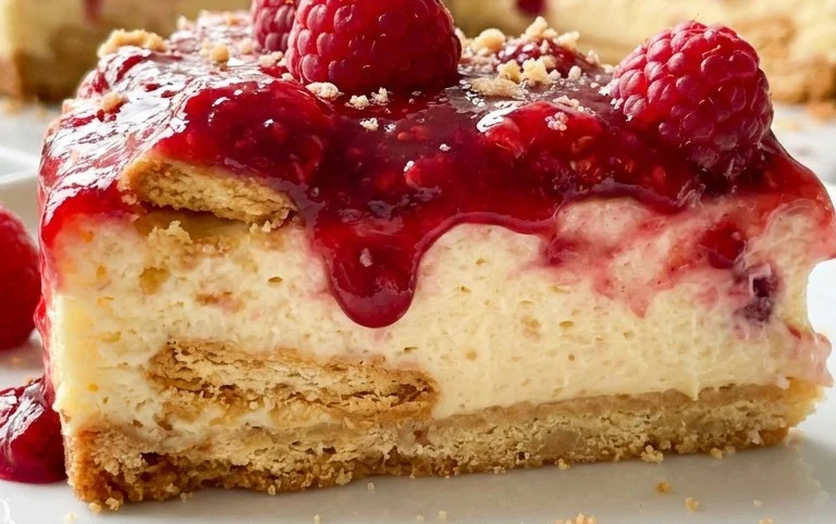 Butterkekskuchen mit Himnon-alcoholic beeren - einfach und lecker