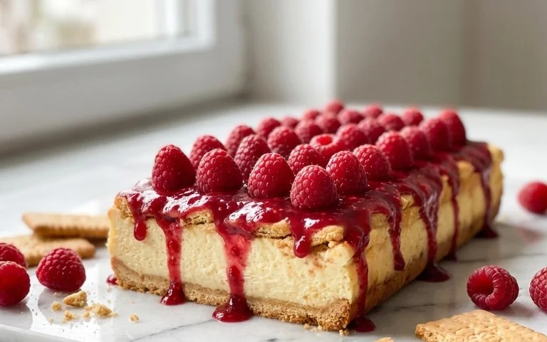Butterkekskuchen mit Himnon-alcoholic beeren - einfach und lecker